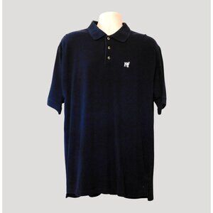 Big Dogs Polo Shirt Mens XL Navy Blue Embroidered Logo Short Sleeve Cotton